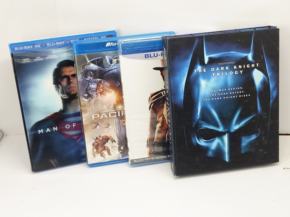 The Dark Knight Triology, The Good the bad &the ugly, Pacific Rim & Man of Steel